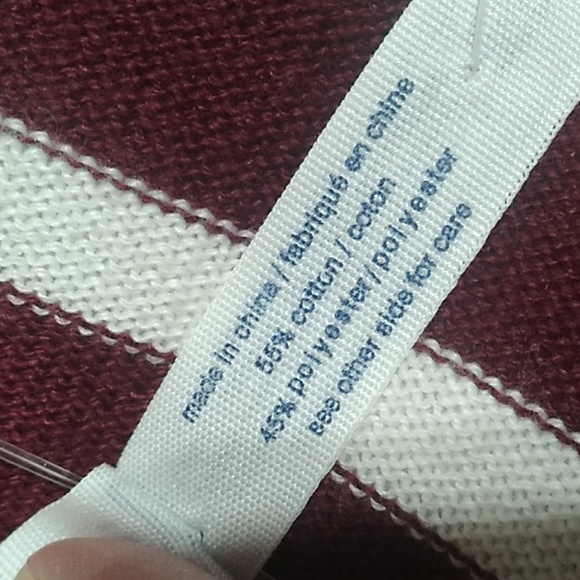 NWT Aeropostale Button Up Striped Sweater Sz.M - Picture 9 of 10